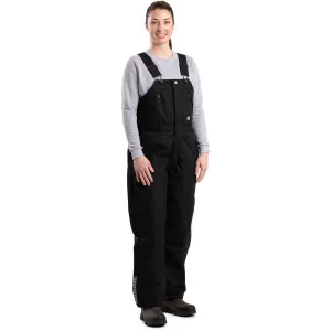 BERNE Women's Icecap Black Insulated Bib Overall (WNB834BK)