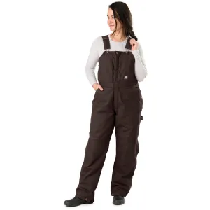 BERNE Women's Softstone Duck Insulated Bib Overall (WB515)
