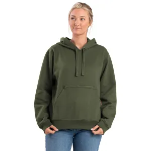 BERNE Women's Heritage Zippered Pocket Hooded Pullover Sweatshirt (WSP418)