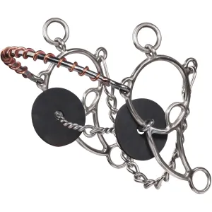 PROFESSIONAL'S CHOICE Combo Twisted Wire Snaffle 5.5in Bit (BPB-151)