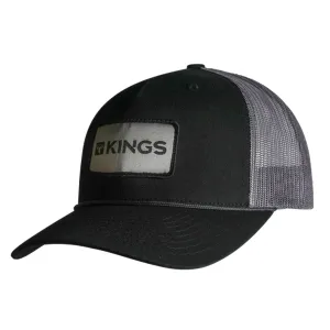 KINGS CAMO Forge Black/Charcoal  Patch Hat (112-B/CH-FORGE)