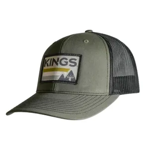 KINGS CAMO Latitude Loden/Black Patch Hat (112FP-L/B-LATITUDE)