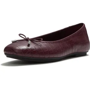 FITFLOP Women's Delicato Crocodile Ballerinas (AAI)