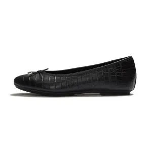 FITFLOP Women's Delicato Crocodile Ballerinas (AAI)