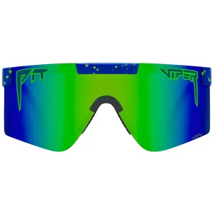 PIT VIPER The Leonardo Original 2.0 HDPV Polarized Blue-Green Wide Sunglasses (E-WD-LEONARD-HCP-BG)