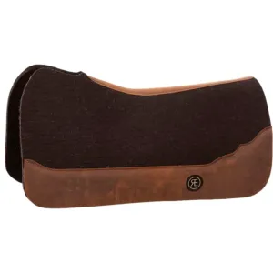 CIRCLE Y REINSMAN Open Wither Black Saddle Pads (393-GG5-B1W)