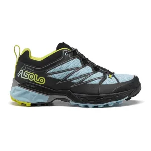 ASOLO Women's Softrock Black/Celadon/Safety Yellow Hiking Shoes (A40051-049)
