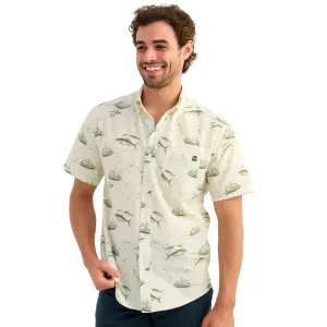 HUK Men's Kona Printed Short Sleeve Shirt (H1500192)