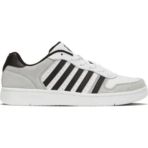 K-SWISS Men's Court Palisades White/Gray/Black Shoes (06931-144-M)