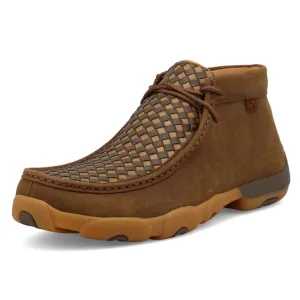 TWISTED X Men's Chukka Driving Moc Earth/Tan Casual Shoes (MDM0108)