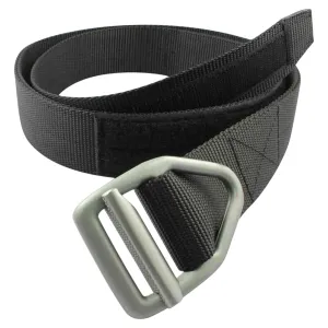 BISON Last Chance Heavy Duty Gunmetal Buckle 38mm Black Belt, Large (54)