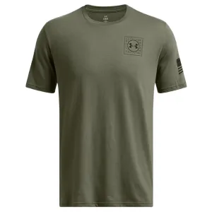 UNDER ARMOUR Men's Freedom Snake Marine OD Green/Black SS Shirt (1386732-390)