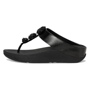 FITFLOP Fino Beadie-Button Metallic Toe-Post Sandals (IU1)
