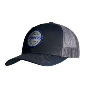 KINGS CAMO Slate Navy/Charcoal Patch Hat (112-NV/C-SLATE)