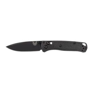 Benchmade Mini-Bugout Elite Folding Knife 2.82" Drop Point Blade - Plain Edge - Black