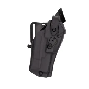 Safariland 6360RDS ALS/SLS Mid-Ride Level III Duty Holster for GLOCK 17 with RDS/X300 - STX Plain Black - Right Hand