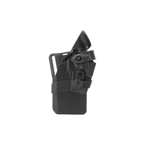 Safariland 7360RDS ALS/SLS Mid-Ride Level III Duty Holster for GLOCK 19 with RDS/TLR-7 - Plain Black - Right Hand