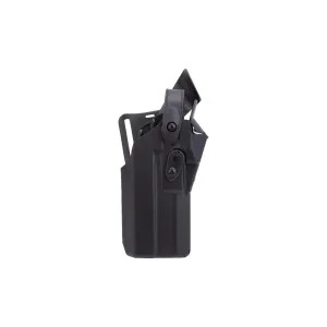 Safariland 7360RDS ALS/SLS Mid-Ride Level III Duty Holster for GLOCK 34/35 with RDS/X300 - Plain Black - Right Hand