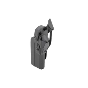 Safariland 7360RDS ALS/SLS Mid-Ride Level III Duty Holster for GLOCK 17 Gen5 with RDS/X300 - Plain Black - Right Hand