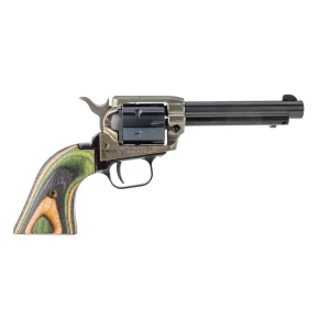 Heritage Arms Rough Rider 22LR 6-Round Revolver - Case Hardened - Laminate - 4.75"