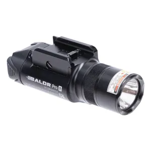 Olight Baldr Pro R 1350 Lumen Rechargeable Weapon Light and Green Laser Sight - Black