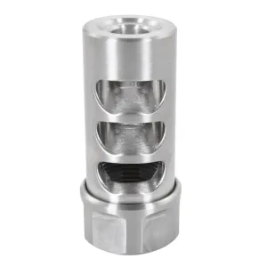 American Precision Arms Gen 2 Micro Bastard Self Timing Brake - 22 Cal - 1/2x28 - Stainless