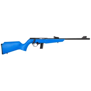 Rossi Firearms RB22 Compact Bolt Action Rifle 22 LR - 16.5" - Matte Black - Blue Monte Carlo Stock