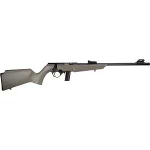 Rossi Firearms RB22 Compact Bolt Action Rifle 22 LR - 16.5" - Matte Black - OD Green Monte Carlo Stock