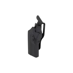 Safariland 7390RDS 7TS ALS Mid-Ride Level I Duty Holster for GLOCK 19 with RDS/X300 - Plain Black - Right Hand