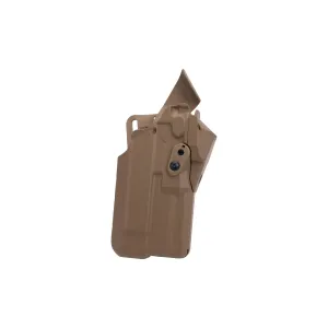 Safariland 7390RDS ALS Mid-Ride Level I Duty Holster for SIG P320 Full Size with RDS/X300 - Plain FDE - Right Hand