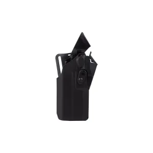 Safariland 7390RDS 7TS ALS Mid-Ride Level I Duty Holster for GLOCK 17 with RDS/TLR-1 - Plain Black - Right Hand