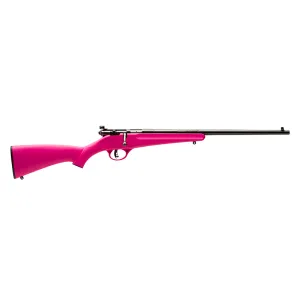 Savage Arms Rascal Single Shot Rifle 22 LR - 16.125" - Blued - Pink Stock
