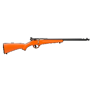 Savage Arms Rascal Single Shot Rifle 22 LR - 16.125" - Blued - Orange Stock