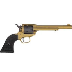 Heritage Arms Rough Rider Small Bore Revolver 22 LR - 6.5" - Gold