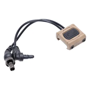 Modlite ModButton Lite Dual Lead - 4.5" - FDE