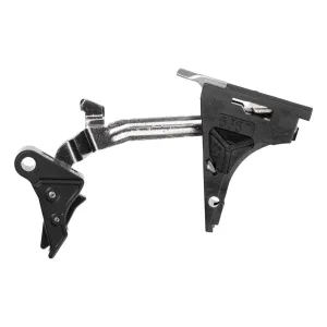 Overwatch Precision TAC Trigger Kit for GLOCK Gen 4 G19/G34 - Polished OP Trigger Bar - Black
