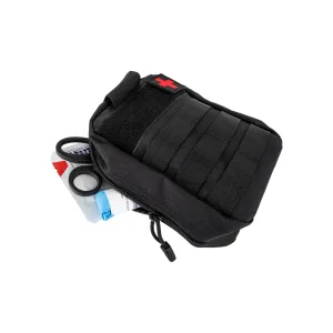 PA Gear Individual First Aid Kit With Pouch - Includes CAT - Black