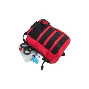 PA Gear Individual First Aid Kit With Pouch - Includes CAT - Red