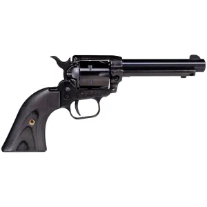 Heritage Arms Rough Rider Small Bore Revolver 22 LR - 4.75" - Black Oxide - Black Laminate Grips