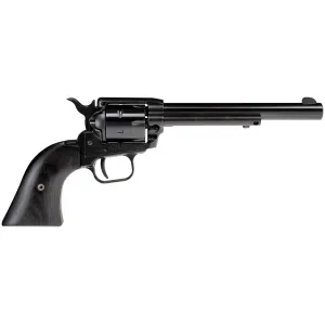 Heritage Arms Rough Rider Small Bore Revolver 22 LR - 6.5" - Black Oxide - Black Laminate Grips