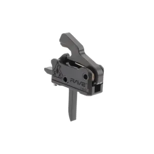 Rise Armament Rave 140 AR-15 Trigger - Flat Bow - Anti-Walk Pins