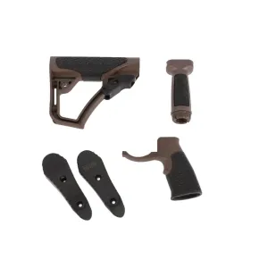 Daniel Defense AR-15 Furniture Set - Mil Spec + Brown