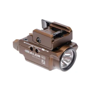 Olight Baldr Mini 600 Lumen Flashlight with Green Laser Sight - Tan