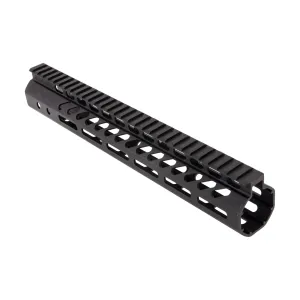 Guntec USA Ultra-Lightweight Thin AR-10 M-LOK Handguard - Black - 12"