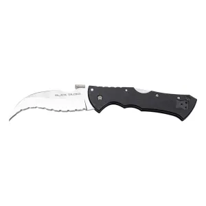 Cold Steel Black Talon II Folding Knife 4" Serrated - Black G10
