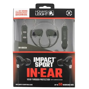Howard Leight Impact Sport In Ear Passive Hear Through Ear Protection - 29 dB