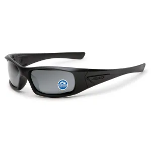 ESS 5B Glasses - Black - Polarized Mirrored Gray Lens