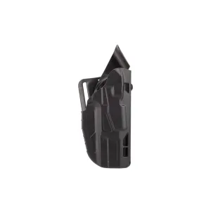 Safariland 7390 7TS ALS Mid-Ride Level I Duty Holster for M&P Compact - Plain Black - Right Hand