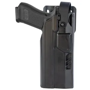 Gould & Goodrich TELR X4000 Light Bearing Holster with Duty Belt - Glock 21 Optic Ready- Right - Black