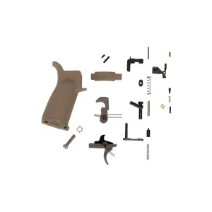 Bravo Company Manufacturing Enhanced AR-15 Lower Parts Kit - FDE